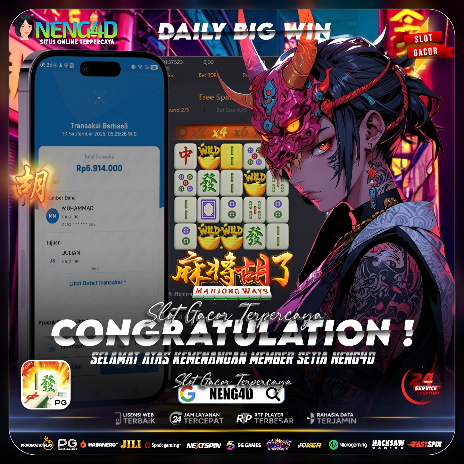 KEMENANGAN MANIS DI MAHJONG WAYS 1 PG SOFT NENG4D