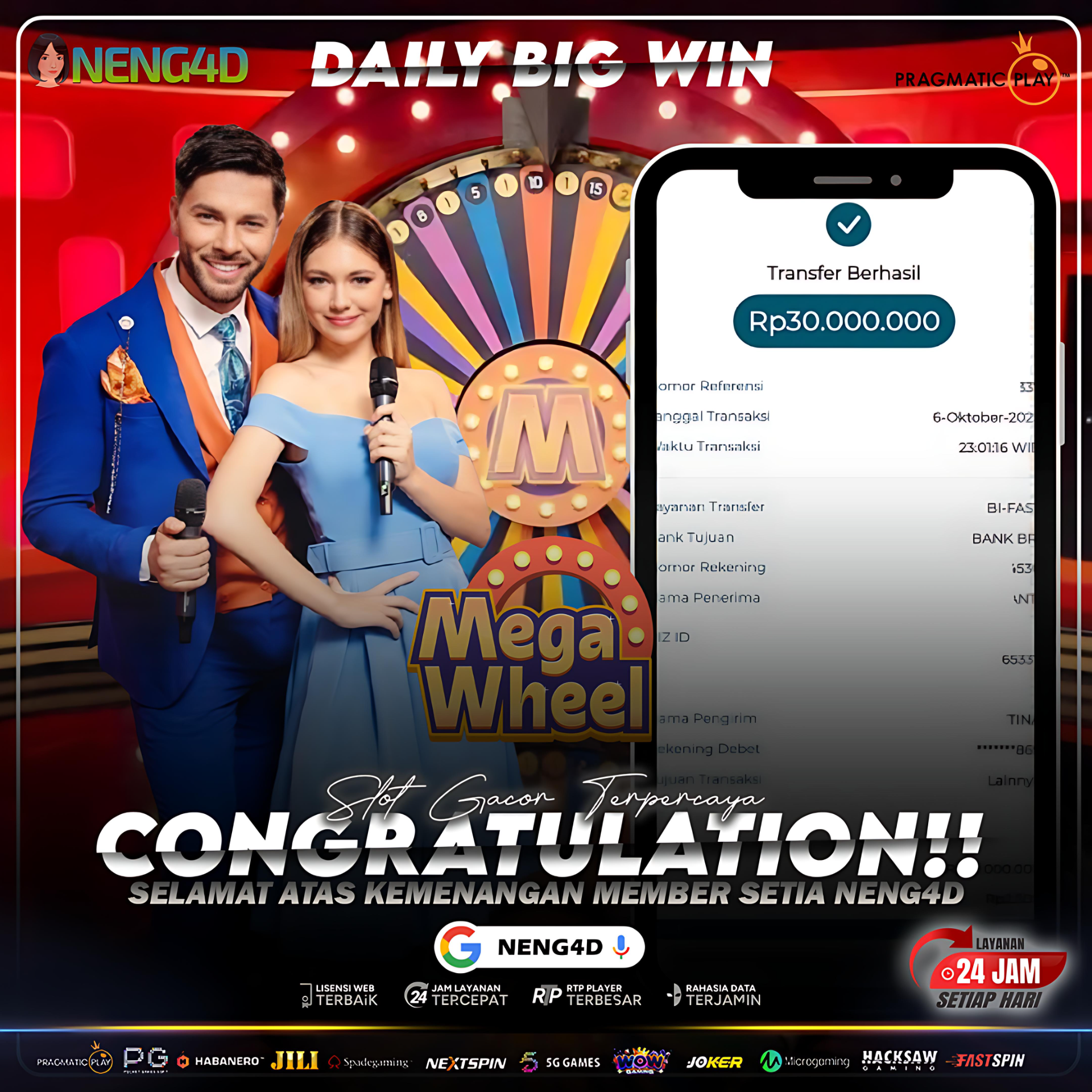 Ledakan Hoki Dahsyat di Mega Wheel!