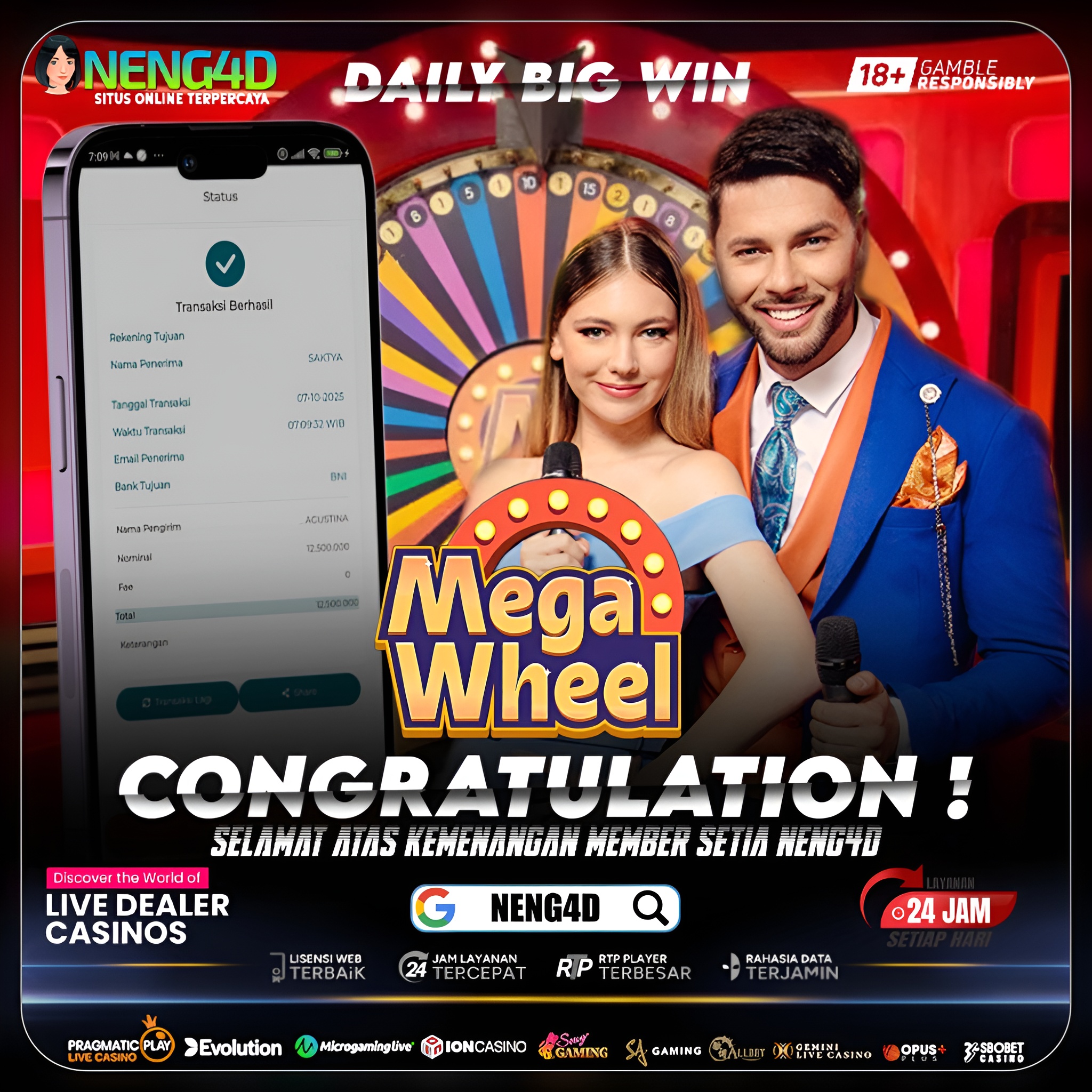 SELAMAT KEPADA MEMBER SETIA NENG4D!